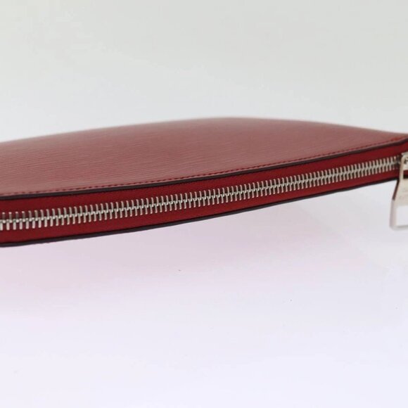 LOUIS VUITTON Epi Pochette Jules PM Clutch Bag Red Car Mine - Picture 5 of 16